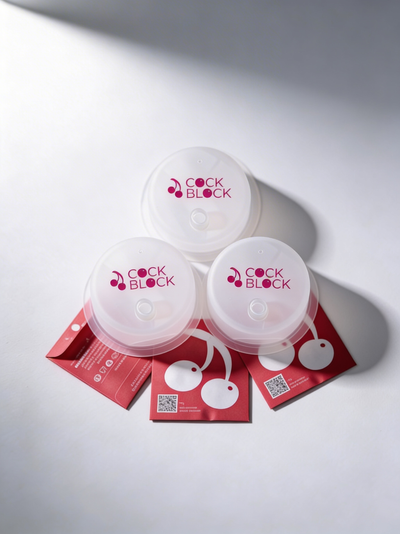 Gėrimo dangtelis COCKBLOCK | 3 Rinkinys
